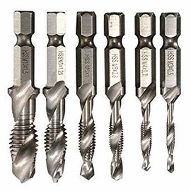 6pcs HSS ヘクサックブームドリルビットセット M3-M10 金属ドリリング