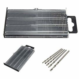 HSSマイクロドリルビットセット 0.3-1.6mm DIN338 全面研磨 金属用