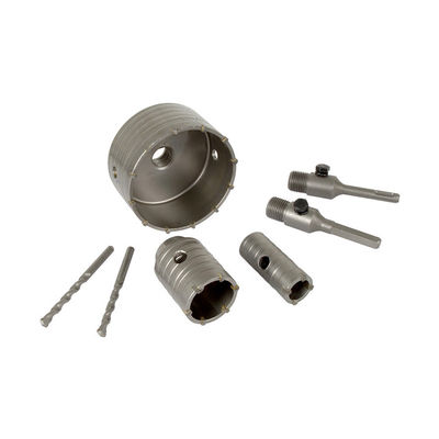 SDSプラスシャンク付きコンクリート壁用30-160mm TCTホールソー