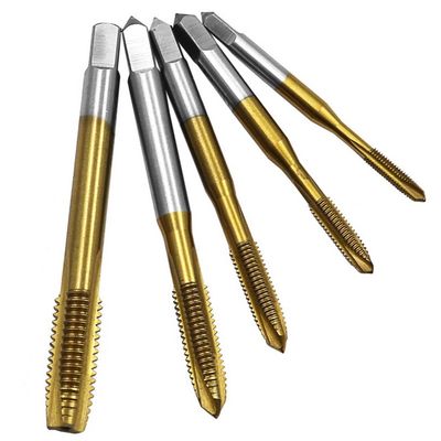 Ti-Coated DIN371 スパイラルポイント HSS マシンタップ M3-M50