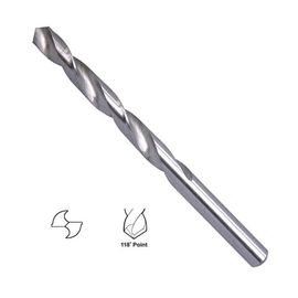 1-13mmのDIN338アルミニウム/プラスチックのためのまっすぐなすねHSSの穴あけ工具の明るい終了する磨かれた