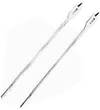 六角形のすねの明るい終了するの特別に長いタイプ踏鋤木製の穴あけ工具