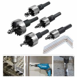 5PCS 16-30mm HSSの穴は穴あけ工具が金属の切断の穴目立て器を置くのを見ました