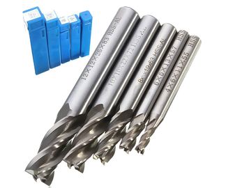 HSS CNCのまっすぐなすね4のフルートのエンド ミルの製粉は/十分に切断の穴あけ工具をひきました