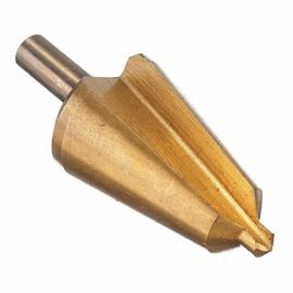 HSSのチタニウムのめっきの傘の穴あけ工具の傘の小さな溝のカッターのステップ穴あけ工具セット